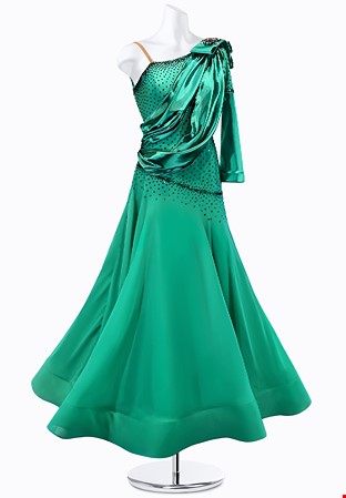 Draped Satin Ballroom Gown PR-B220053