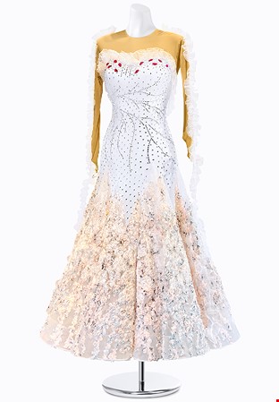 Floral Frill Ballroom Gown PR-B220049