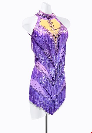 Lilac Charm Latin Dress PR-L215219