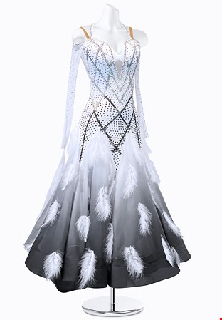 Mystic Feather Ballroom Gown PR-B220037