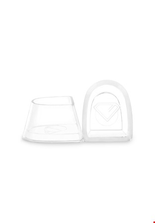 Diamant Shoes Heel Cup by GA (3 pairs)-2 inch (Latino 5 cm)_Clear Base