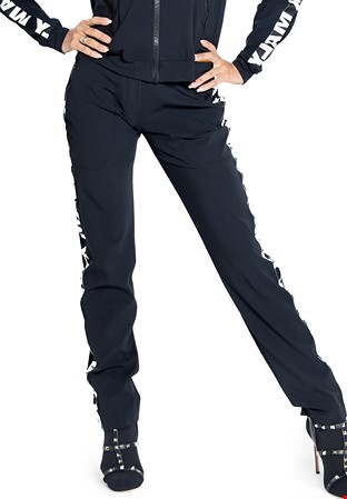Maly Fashion Sporty Dance Pants SP201402-Black