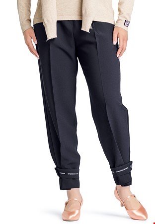 PopconAtelier Ankle Banded Tailored Pants WP025-Black