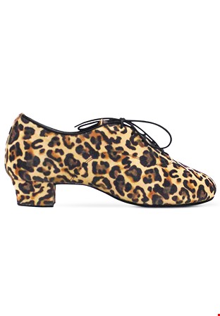 Dance Naturals Torcello Mens Latin Shoes Art. 116-Leopard Big Spot