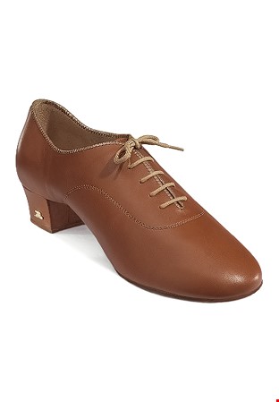 Dance Naturals Torcello Mens Latin Shoes Art. 116-Tan Leather