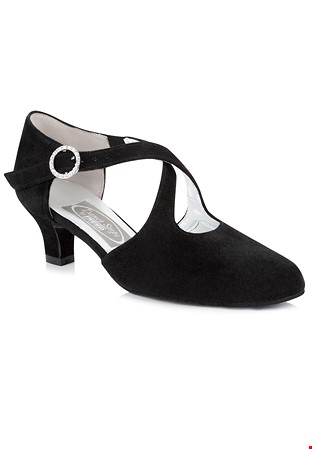 Freed of London Nessa Social Dance Shoes-Black Suede