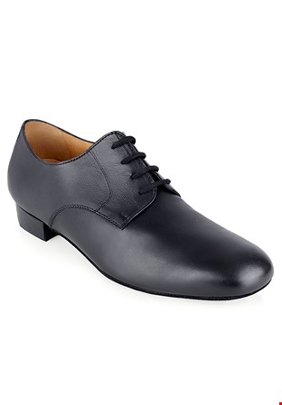 Ray Rose Ebony Mens Ballroom Shoes-Black Leather
