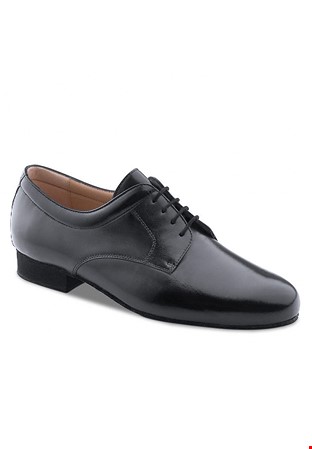 Werner Kern 28064 Perugia Mens Ballroom Shoes-Black Nappa
