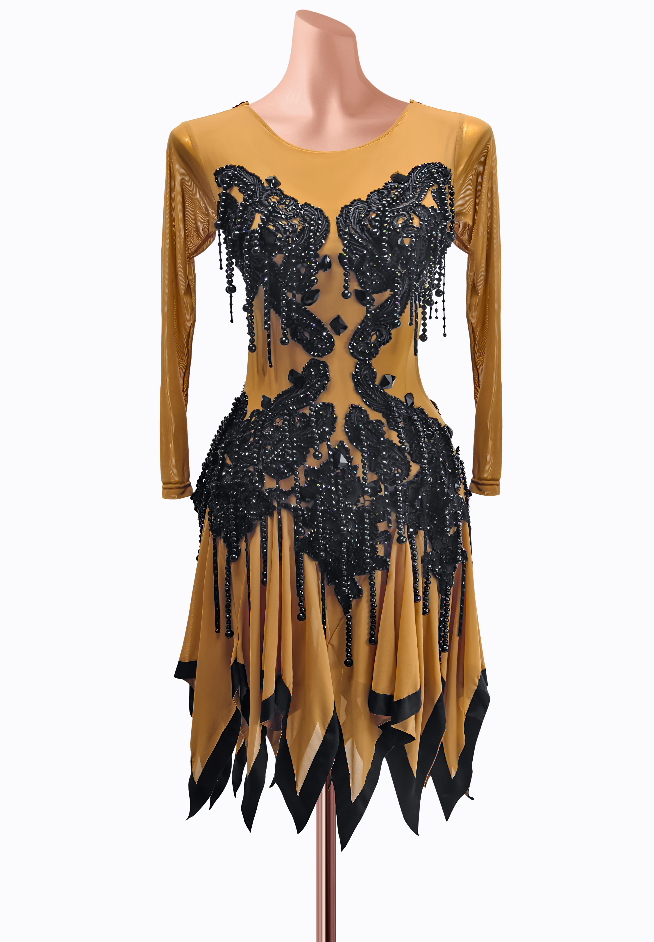 Ebony Sands Latin Dress AM-L3830