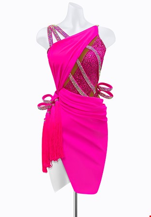 Groovy Fringe Latin Dress AM-L3737