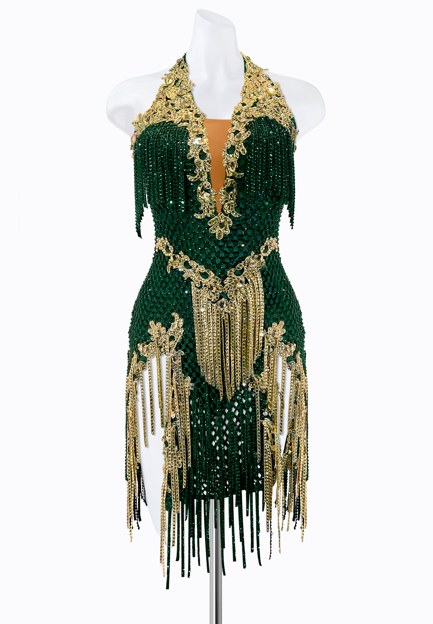 Amazon Mesh Latin Dress PR-L225130