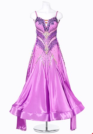 Amethyst Dream Ballroom Gown MF-B0345