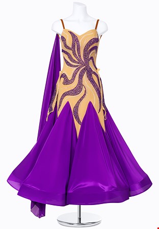 Amethyst Sands Ballroom Gown MF-B0390