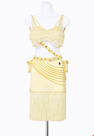 Angelic Fringe Latin Dress MF-L0394