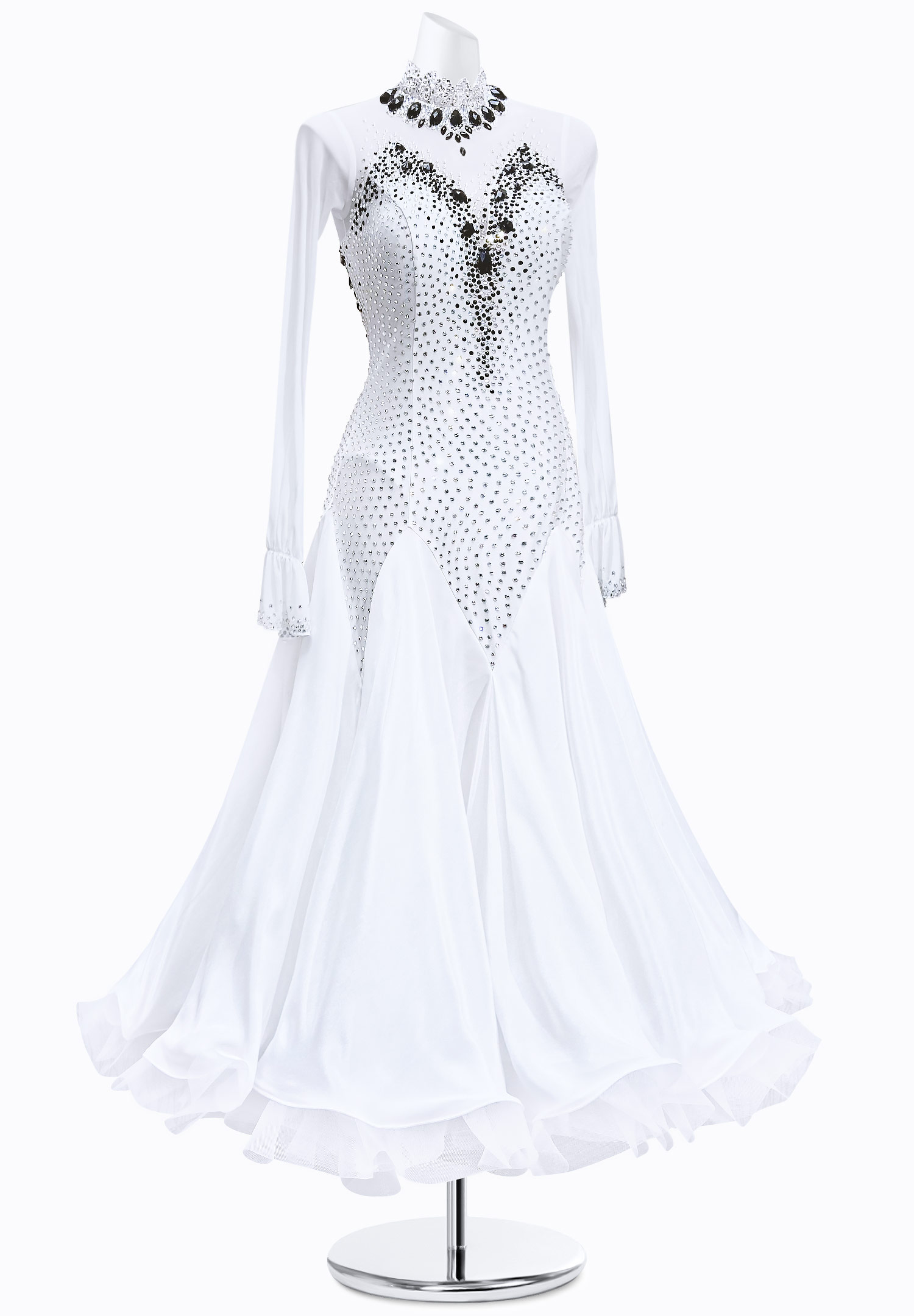 Antique Crystal Ballroom Gown JT-B4514