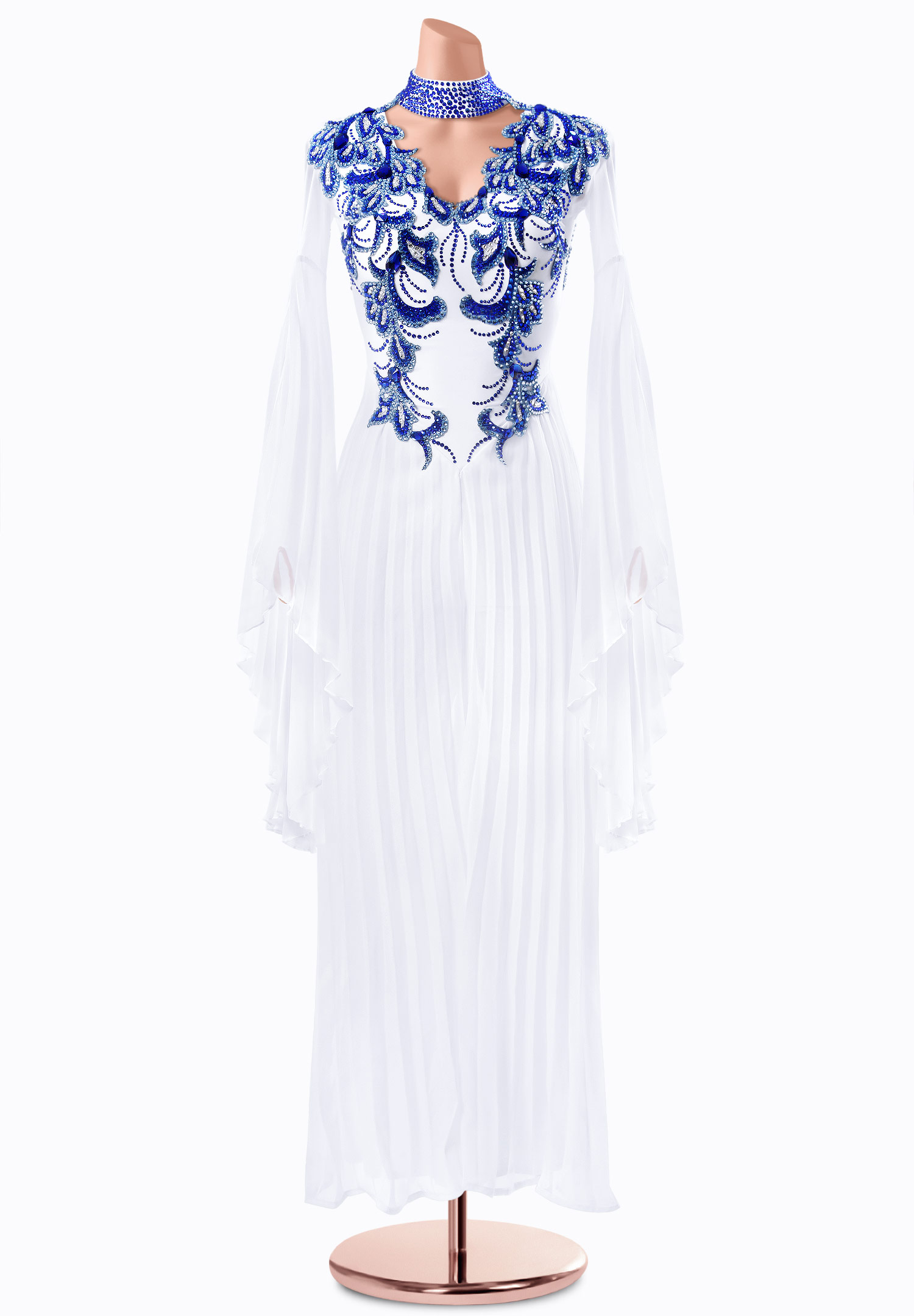 Azure Pleats Smooth Jumpsuit TID-SM1250