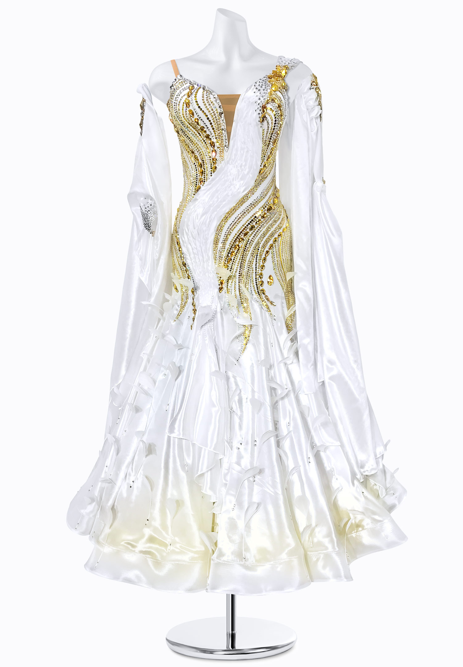 Flowing Swan Ballroom Gown BS-B250004