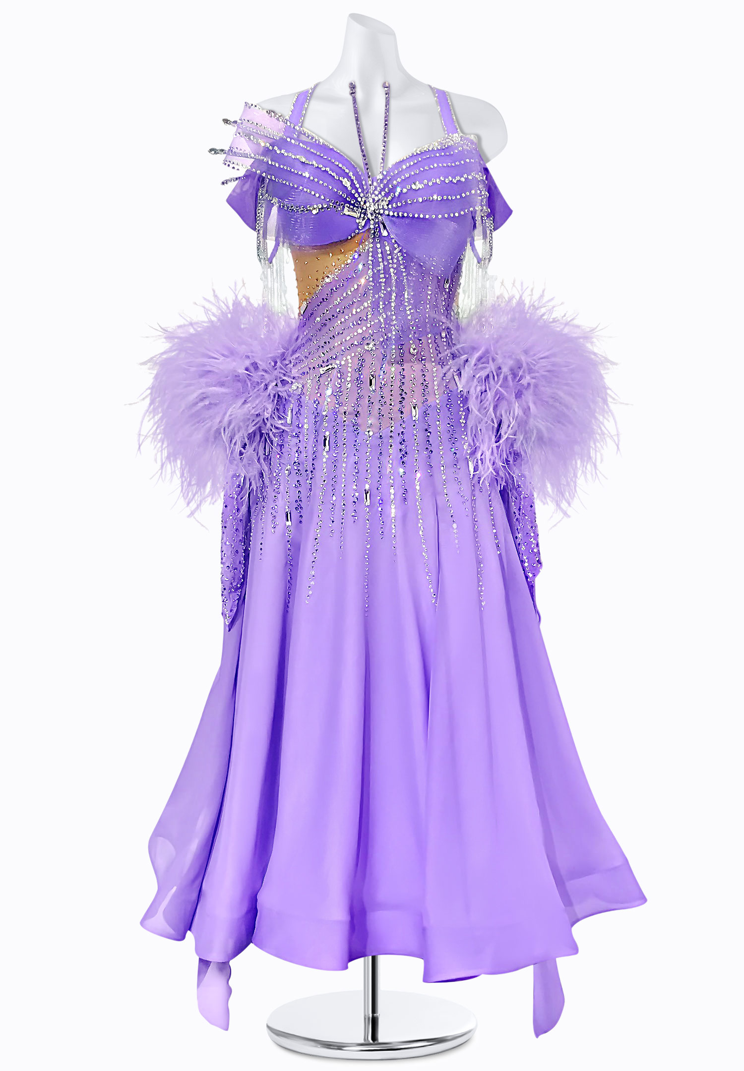 Lilac Spark Ballroom Gown BS-B250044