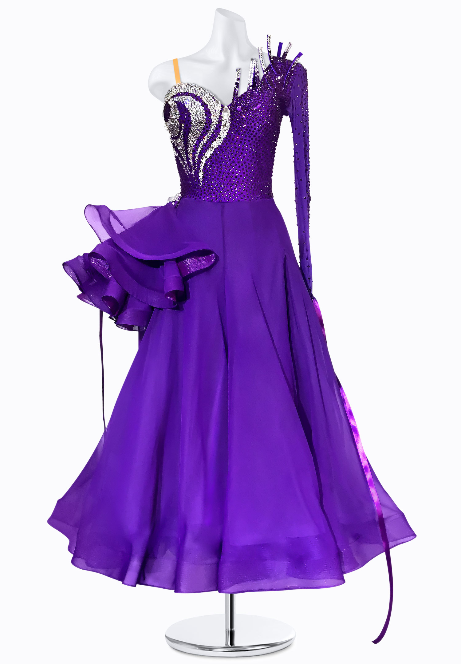 Royal Plum Ballroom Gown BS-B250100