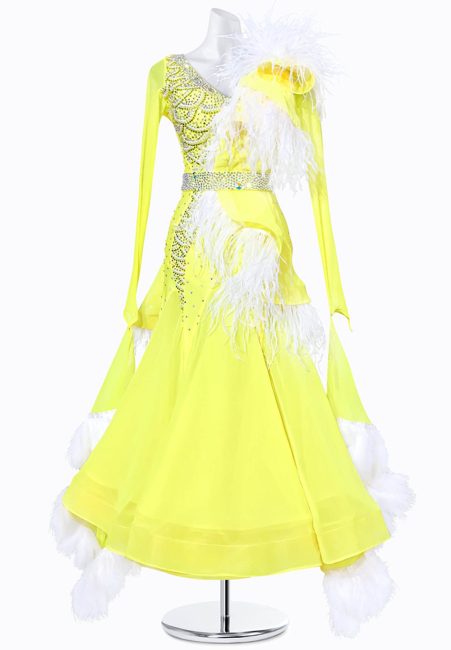 Vibrant Flight Ballroom Gown BS-B250124