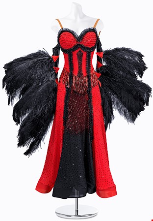 Fiery Deville Ballroom Gown PR-B240018