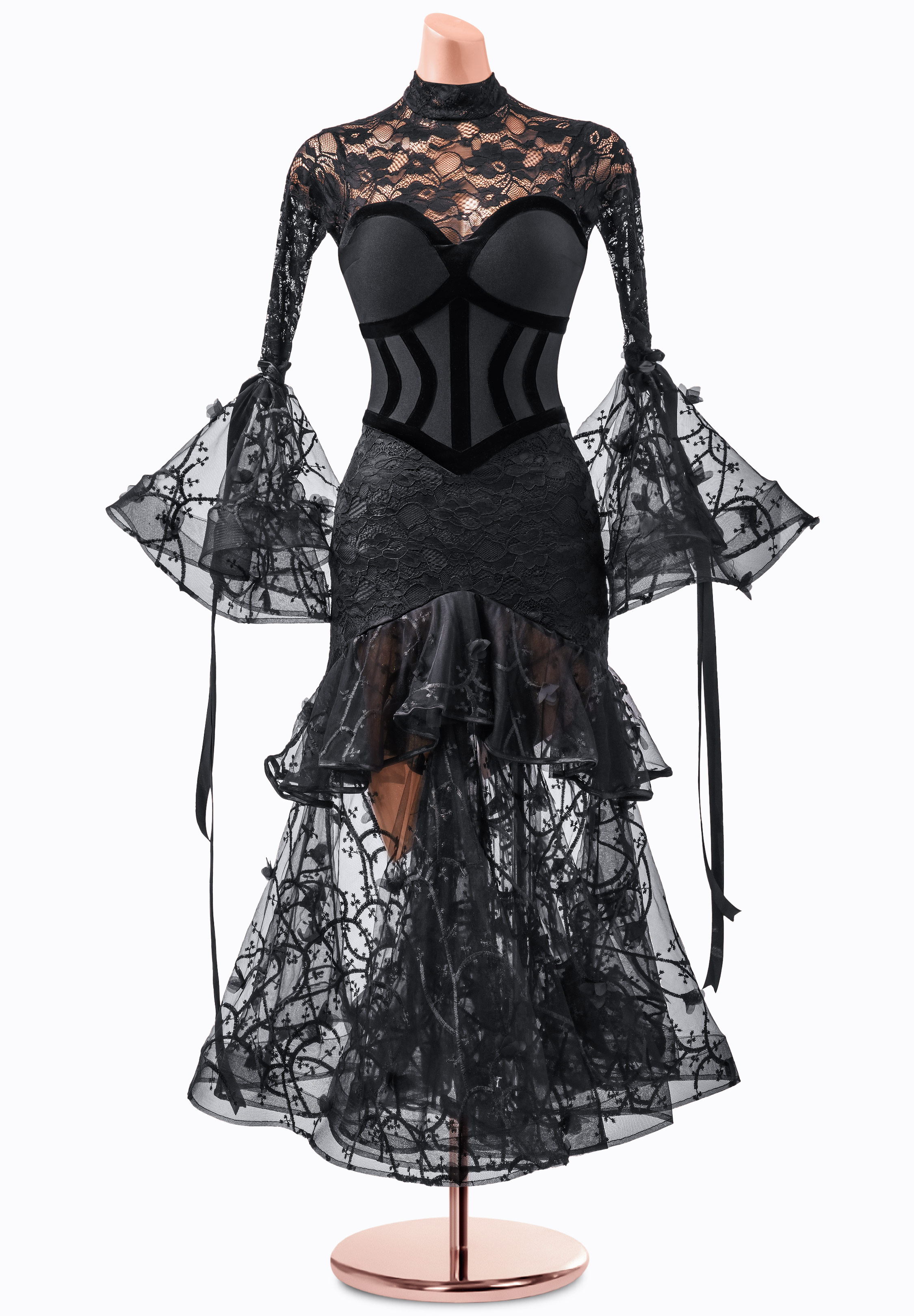 Bell Lace Ballroom Gown AM-B3391