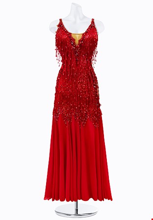 Blazing Beads Smooth Gown AM-S3423