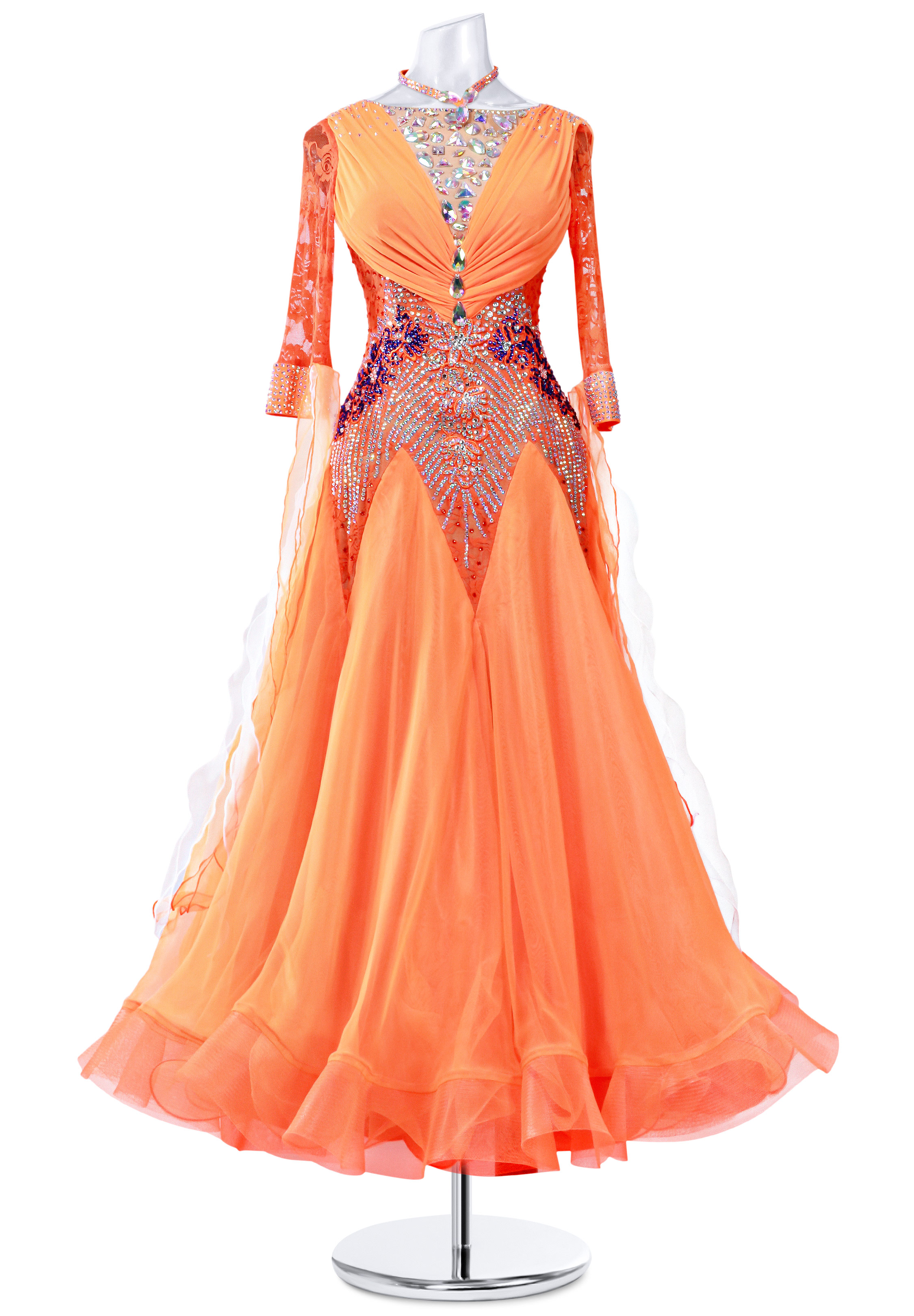 Blooming Spectacle Smooth Ballroom Dress MQ-B230