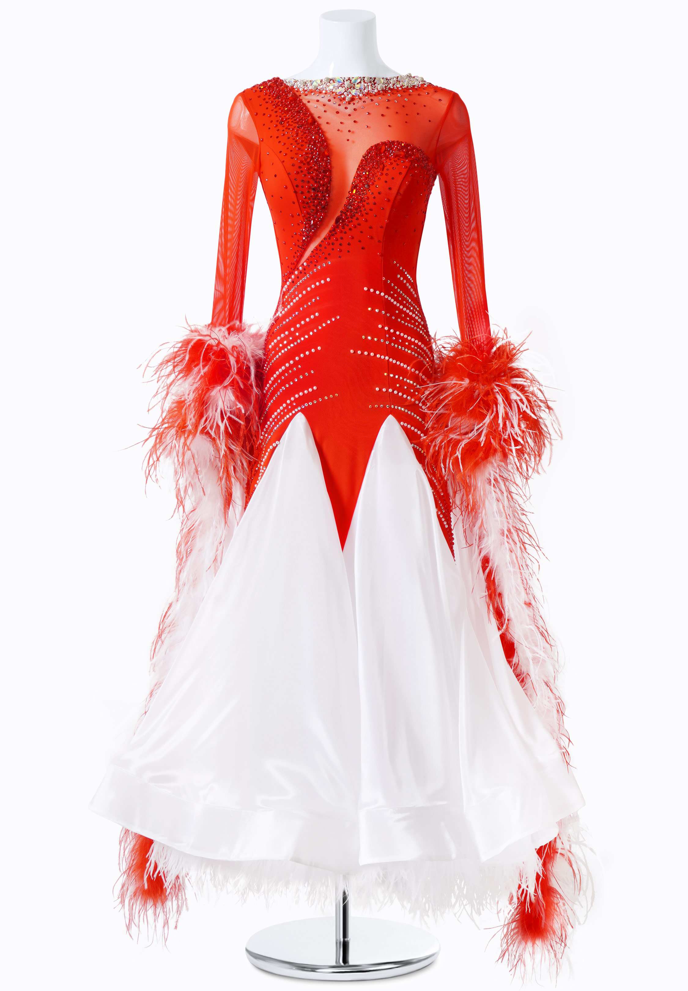 Blushing Heart Ballroom Gown MF-B0208