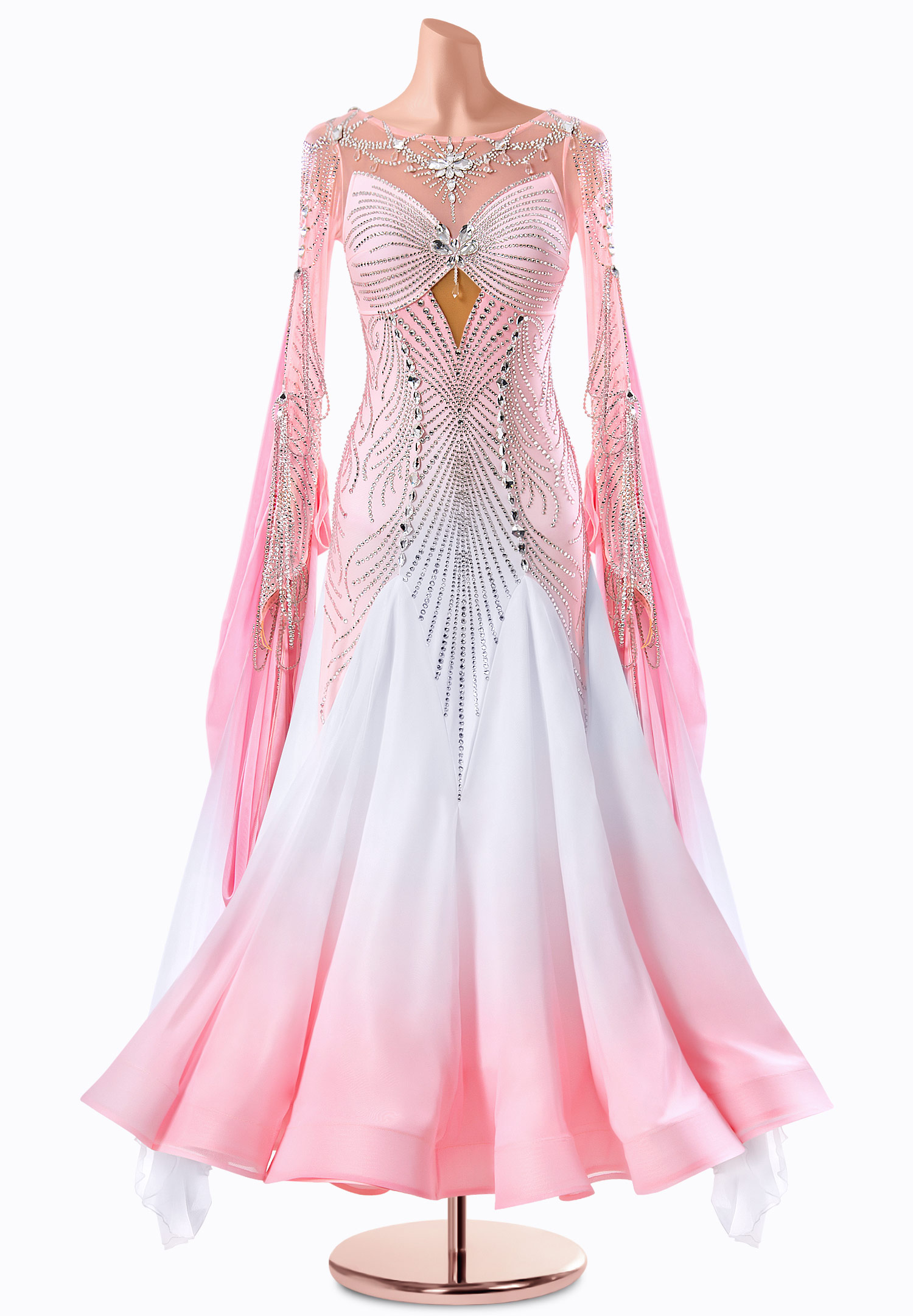 Blushing Waltz Ballroom Gown TID-BM1234