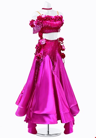 Bonita Rosa Ballroom Dress PR-B240014