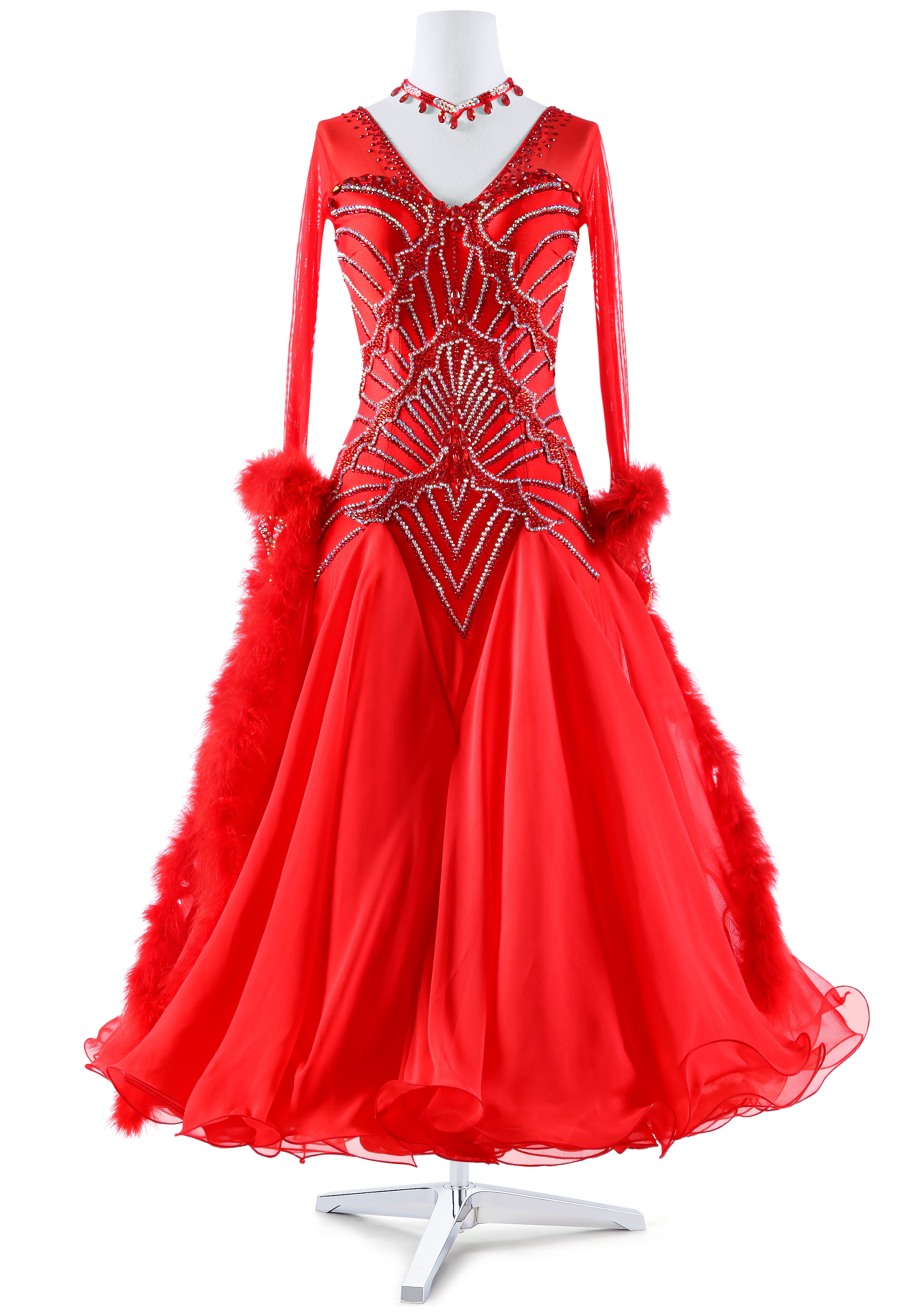 Burning Heart Ballroom Gown BA-VSB027