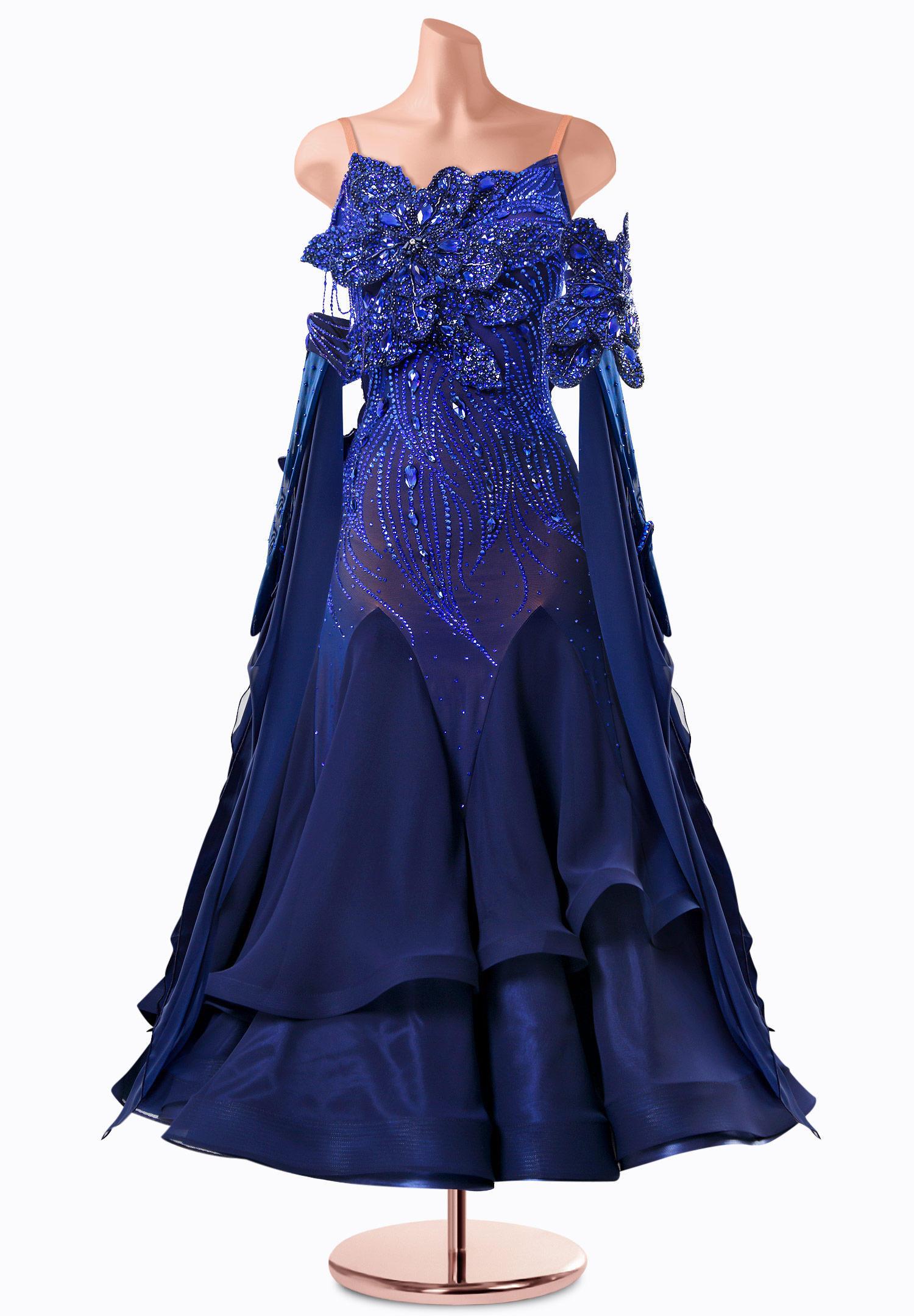 Celestial Floral Ballroom Gown TID-BM1232