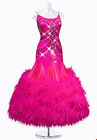 Charmed Feather Ballroom Gown PR-B210022