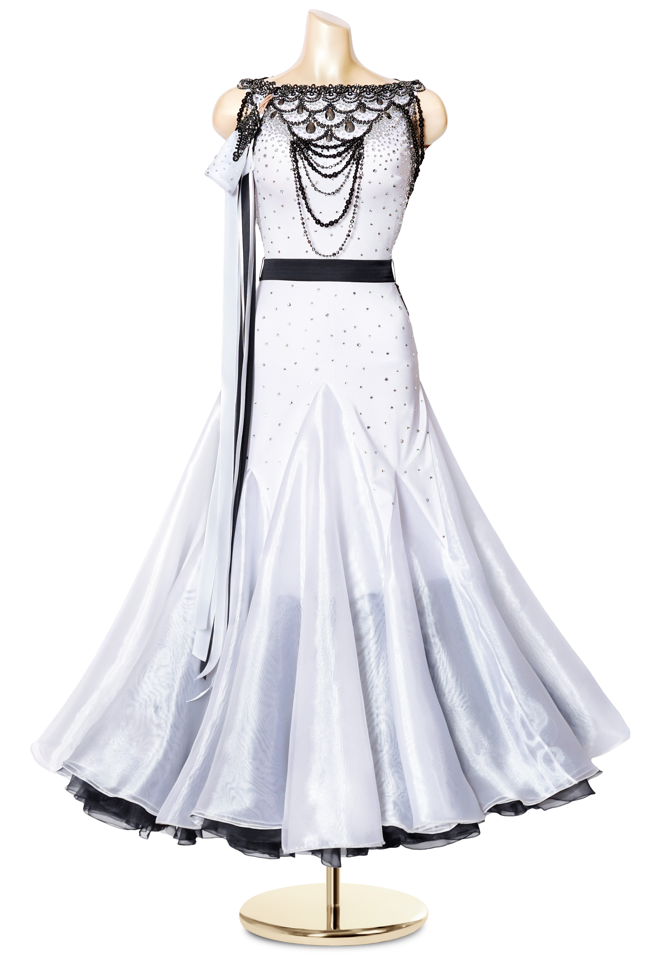 Crystal Chandelier Ballroom Smooth Gown PC-WB19064