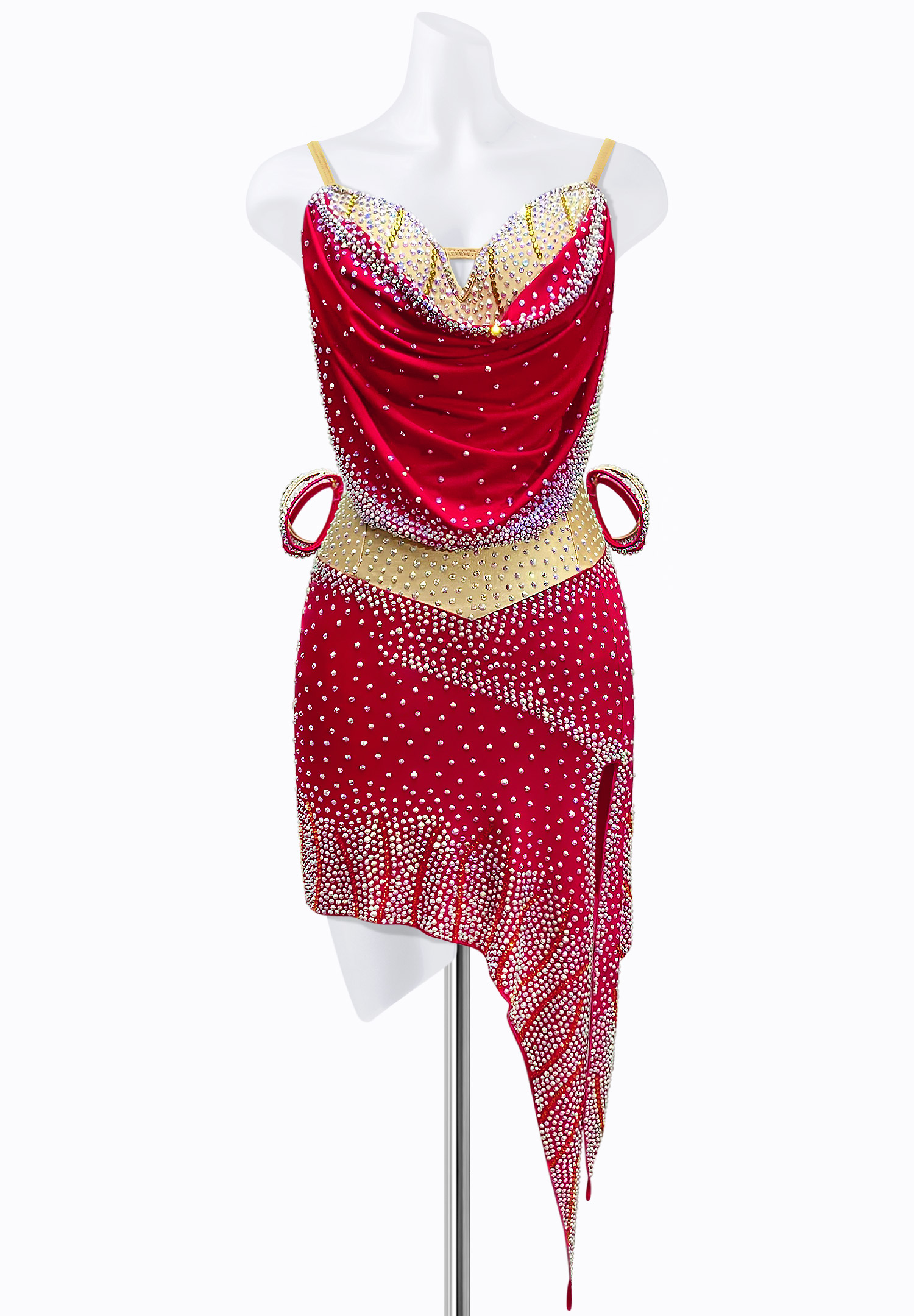 Crystal Cupid Latin Dress JT-L2195