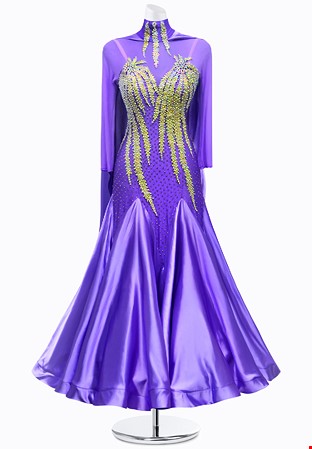 Crystal Fern Ballroom Gown JT-B3781