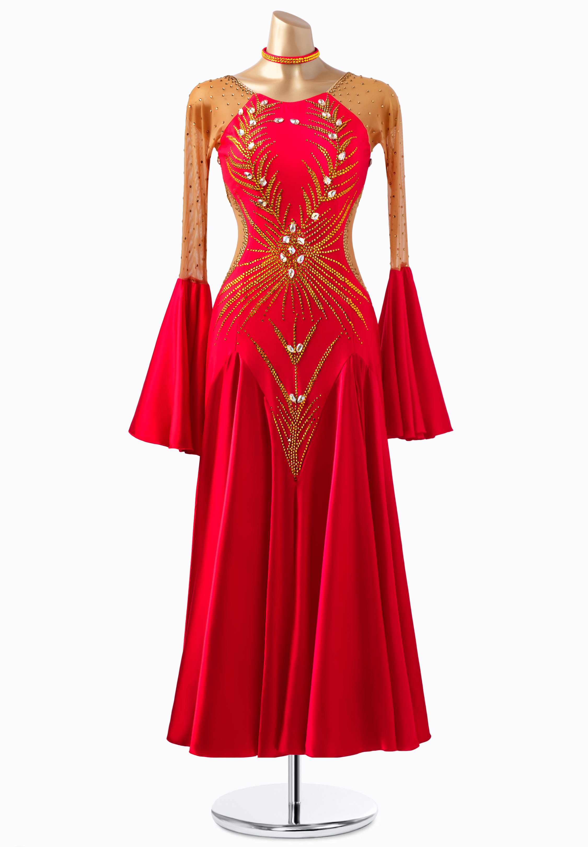 Crystal Fern Smooth Gown JT-S4916