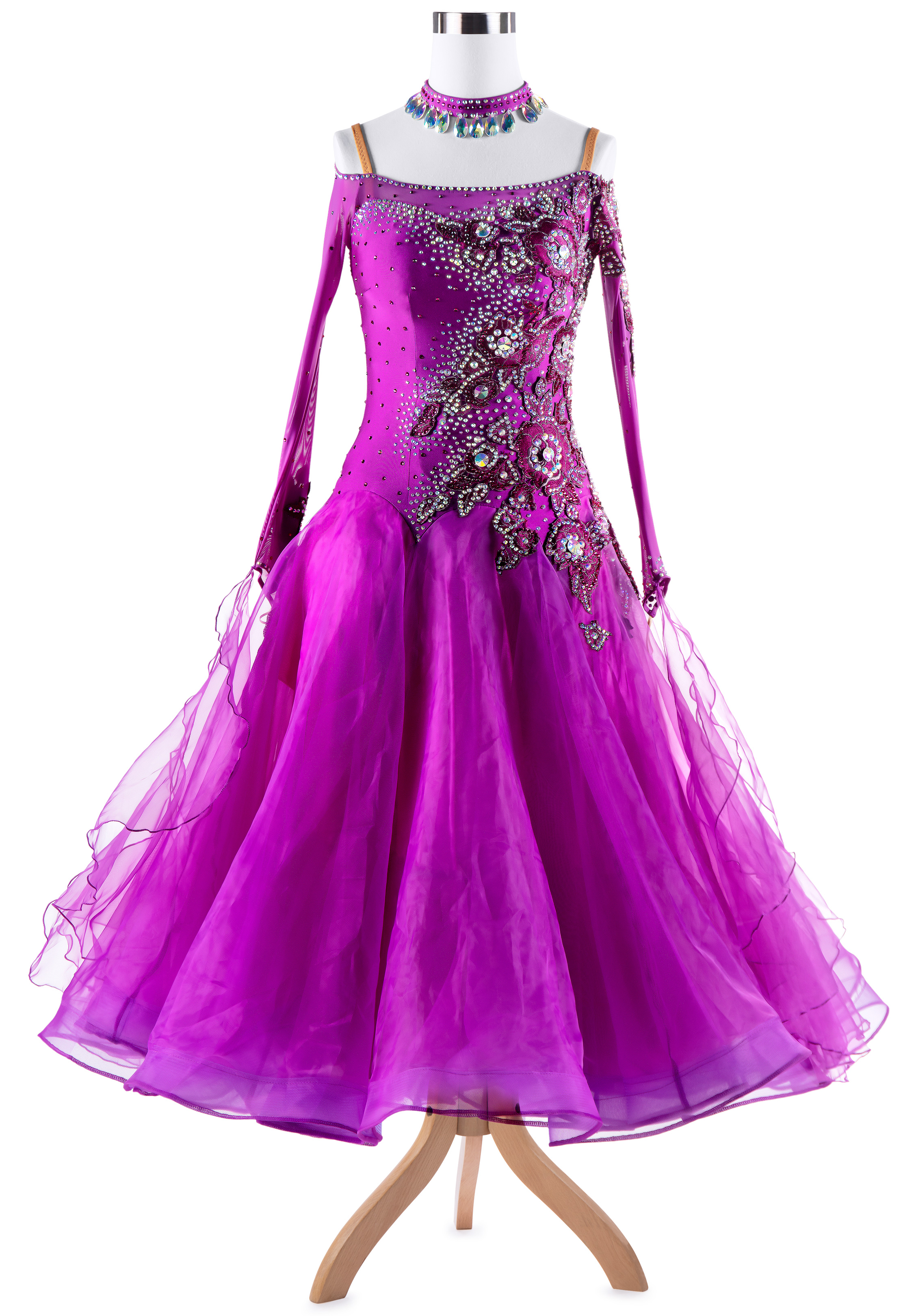 Crystal Fusion Applique Ballroom Gown VN-A5370