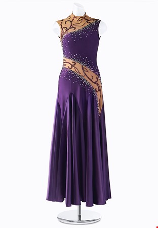 Crystal Illusion Smooth Gown BA-VSS007