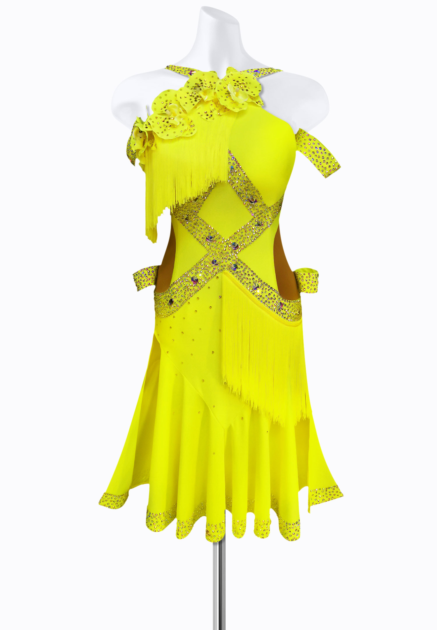 Crystal Orchid Latin Dress AM-L3535