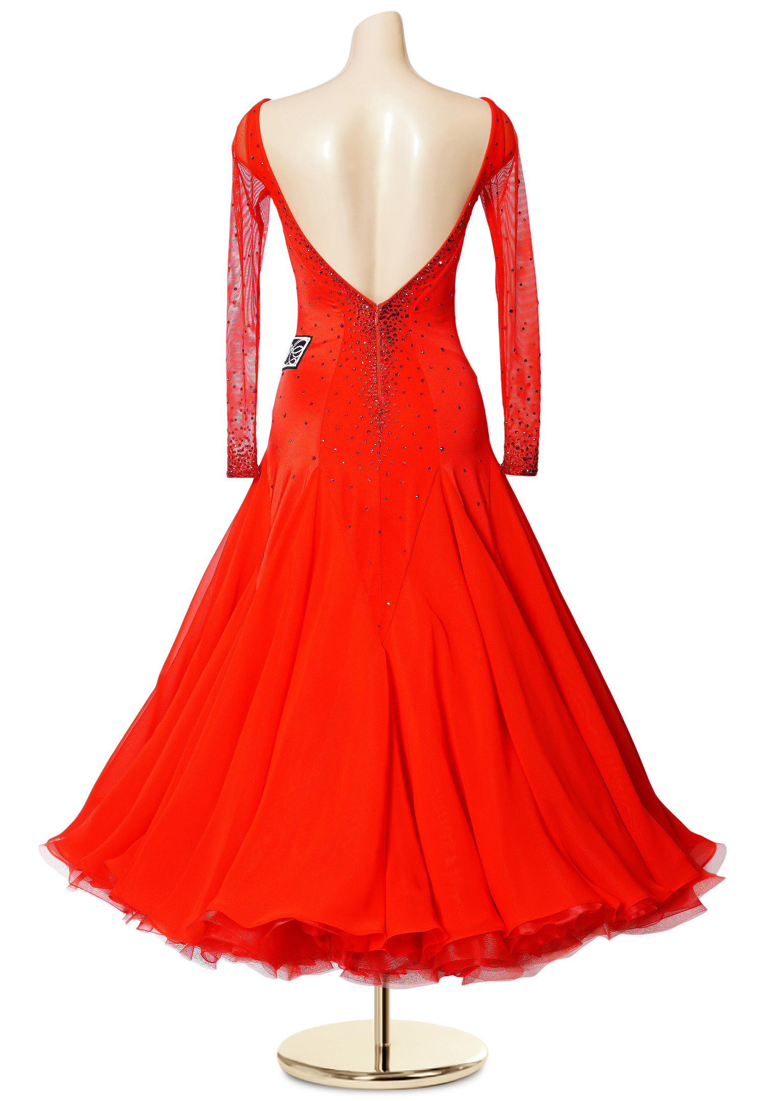 Crystal Teardrop Ballroom Competition Gown PCWB19012 | Ballroom Smooth