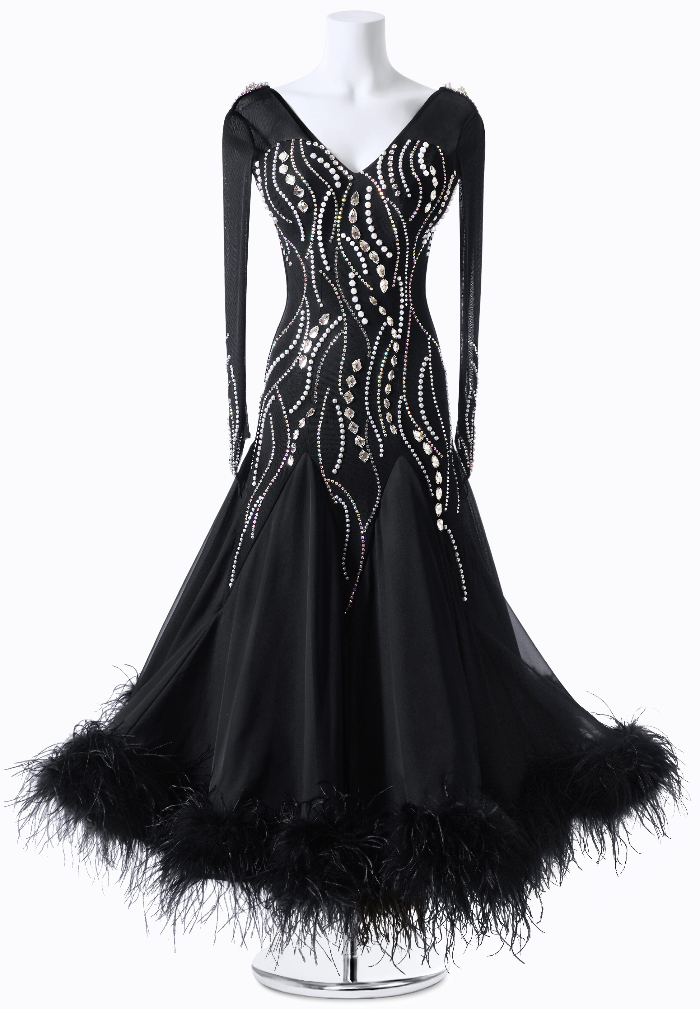 Dark Angel Ballroom Costume MF-B0198