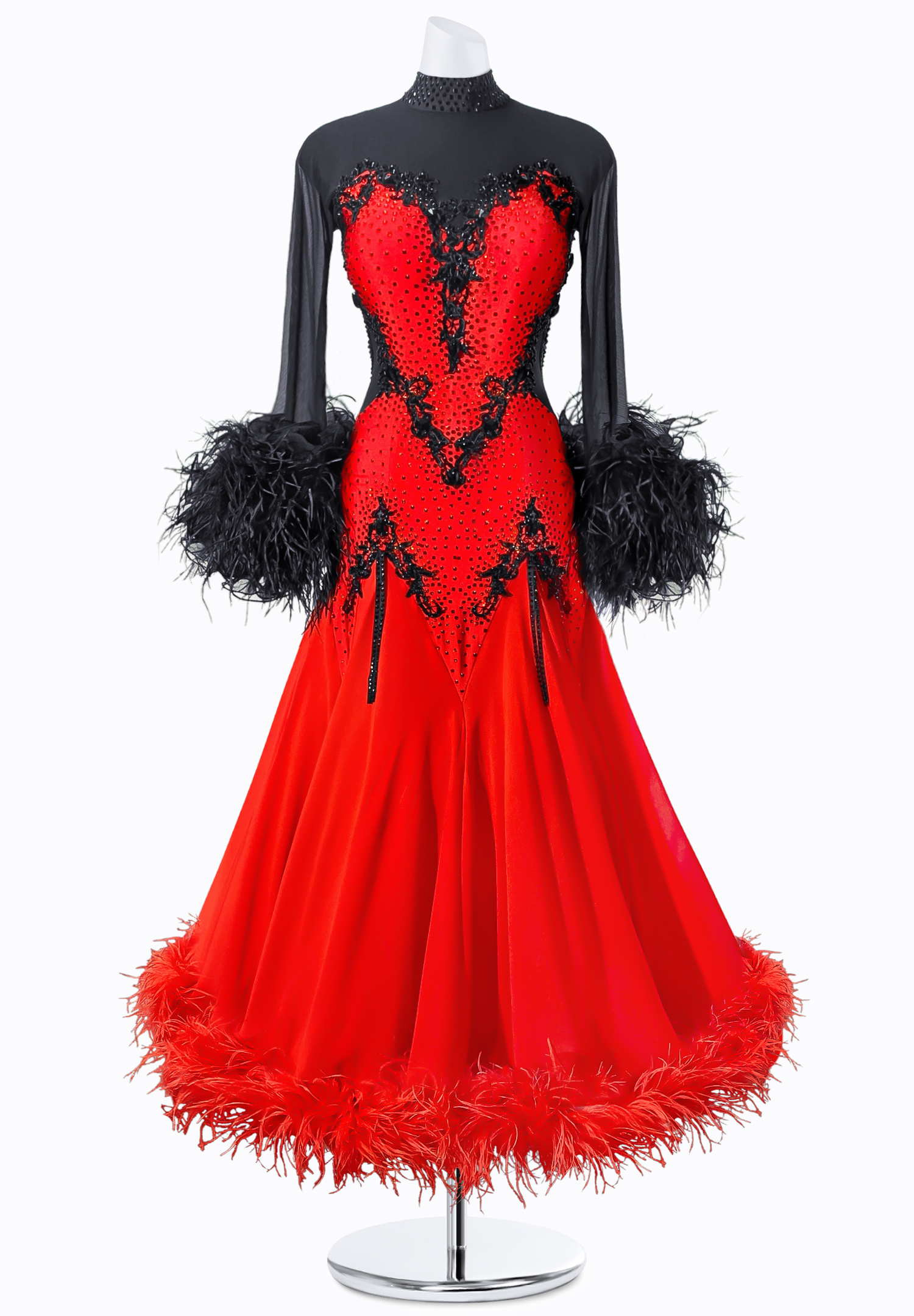 Dark Blaze Ballroom Gown JT-B5084