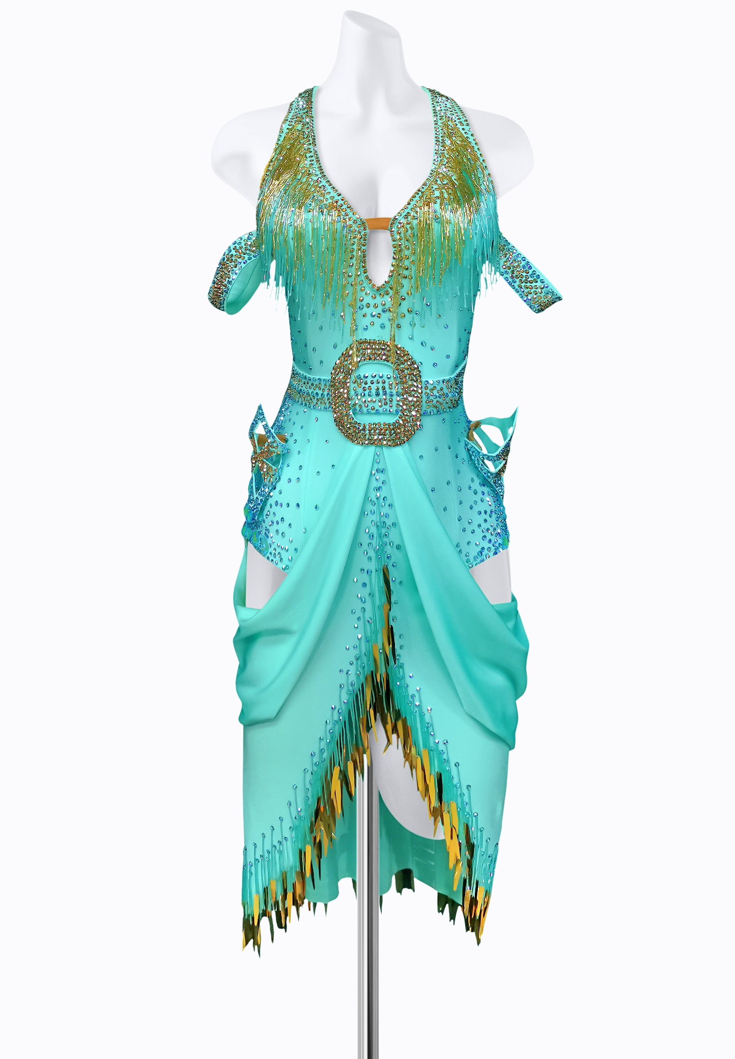 Daydream Fringe Latin Dress AM-L3319