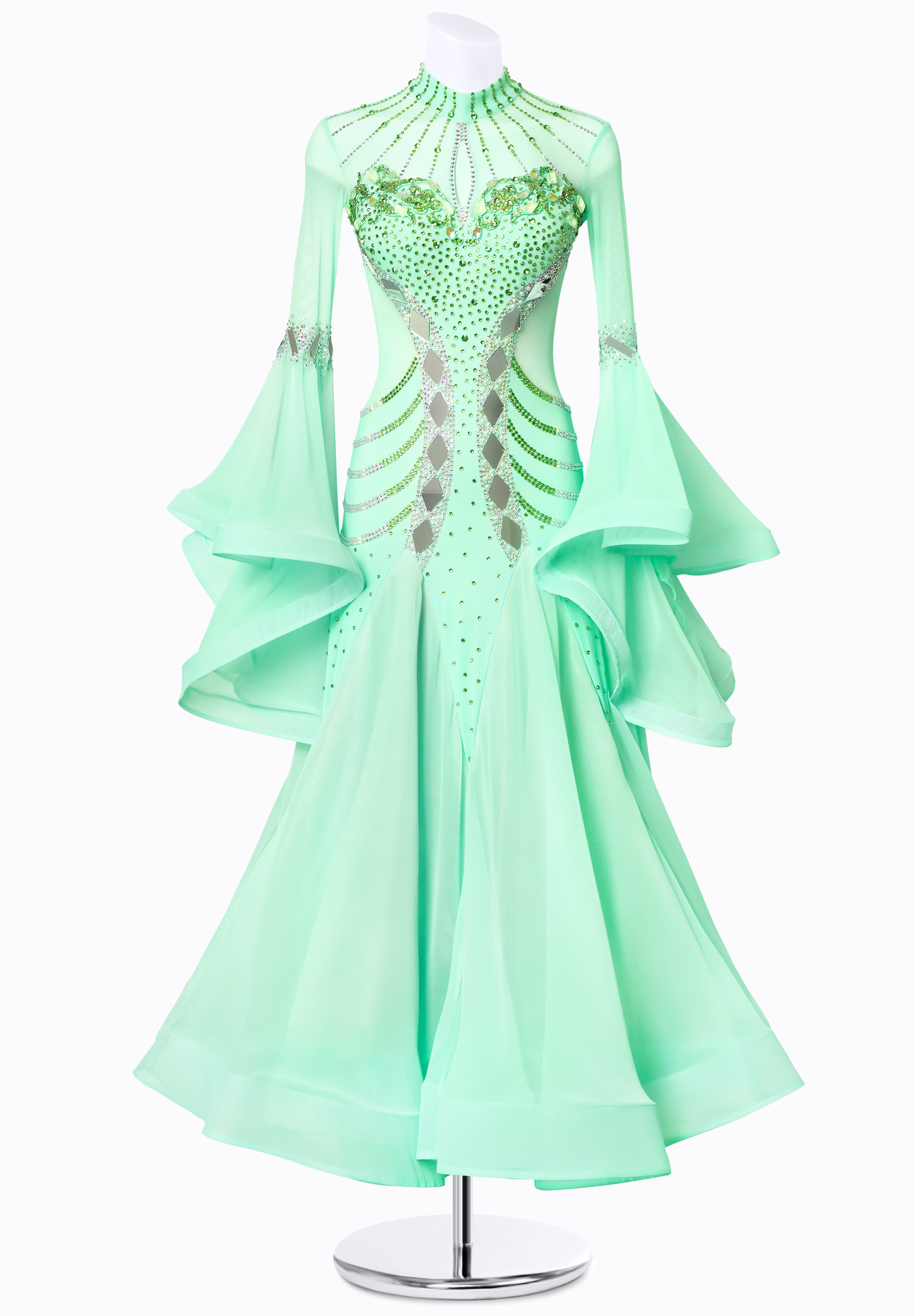 Delicate Frill Ballroom Dress MF-B0261