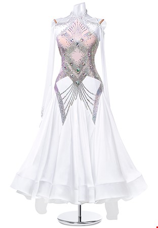Diamante Halter Ballroom Dress MQB251