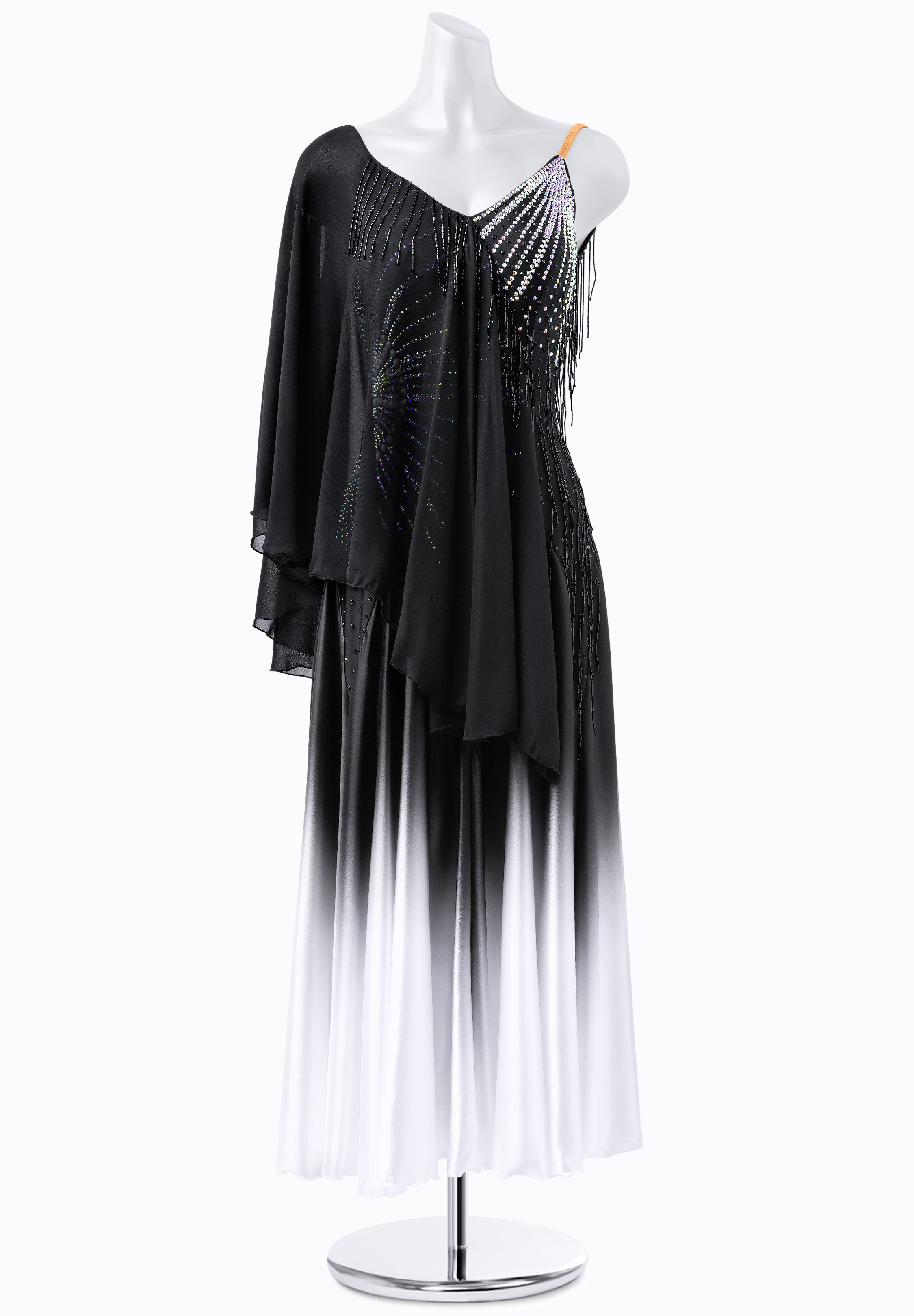 Draped Ombre Smooth Gown JT-S3665