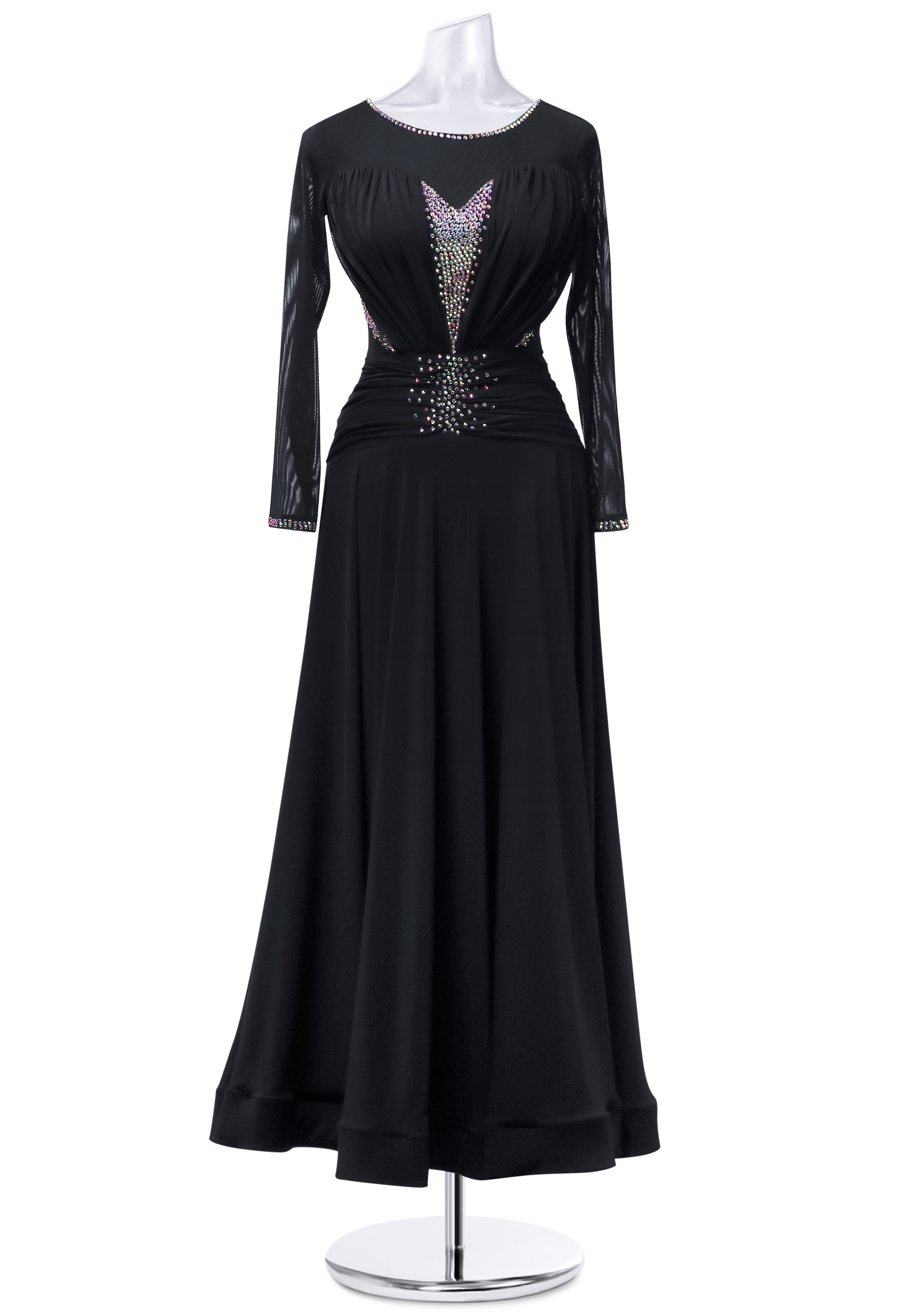 Elegant Ruched Ballroom Dress MQ-B255