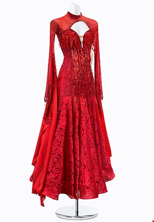 Embroidered Elegance Ballroom Gown PR-B220044